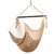 Caribbean Hammock Chair with Footrest - 40 inch - Soft-spun Polyester - (Tan)
