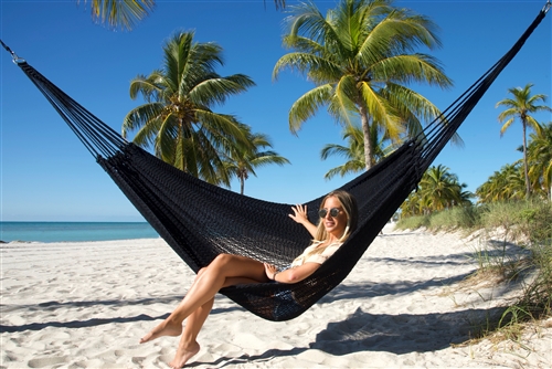 CASE OF 4 CARIBBEAN MAYAN HAMMOCK (black)