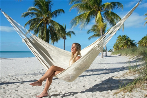 CARIBBEAN MAYAN HAMMOCK (NATURAL COTTON)